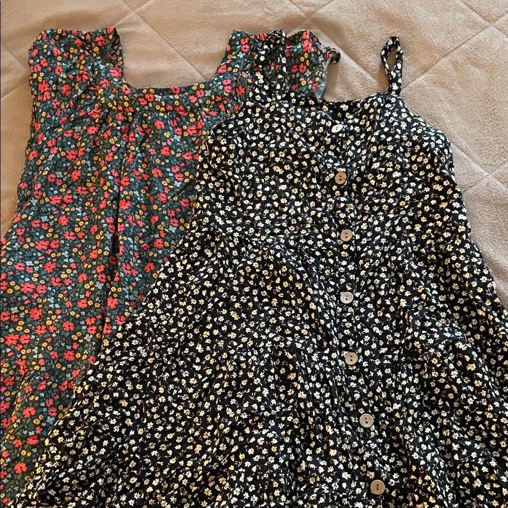 Lot of 2 Floral Dresses - Cat & Jack and Art Class M(7/8)
